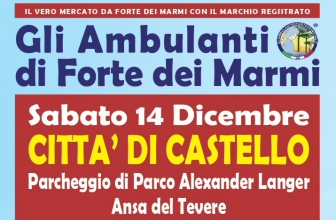 Ambulanti Forte dei Marmi a Città di Castello – sabato 14 dicembre 2024